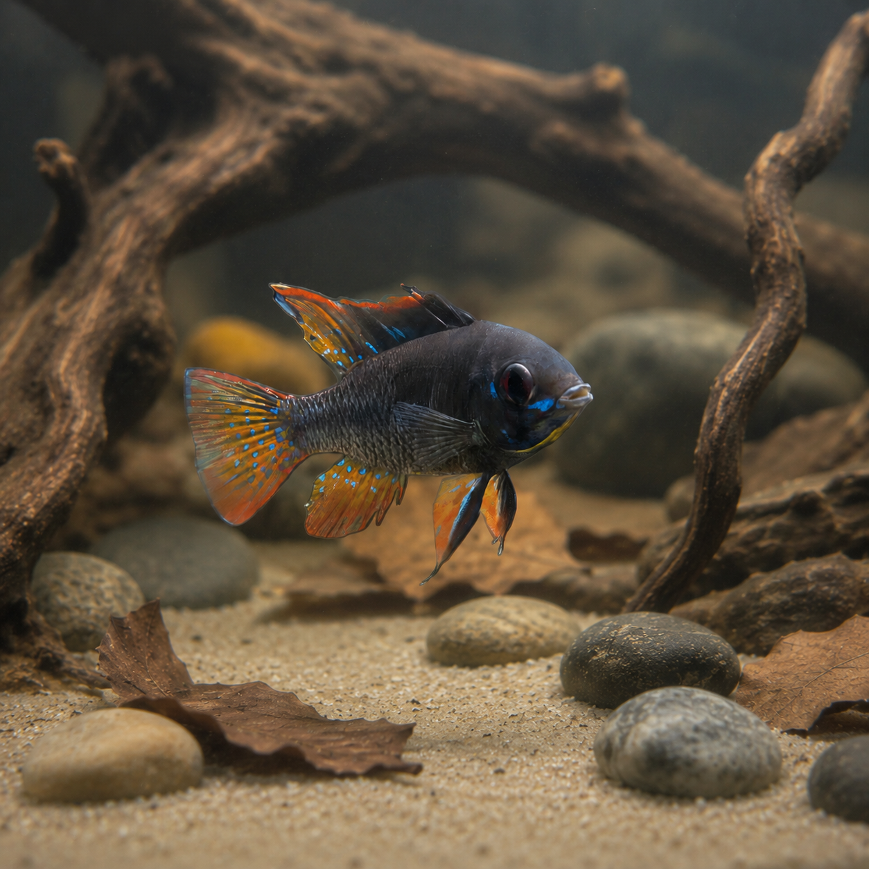 Black Electric Blue Ram