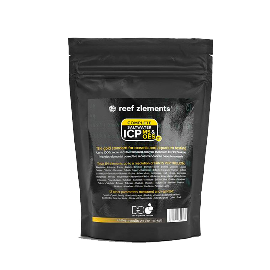 Reef Zlements ICP MS and OES Test