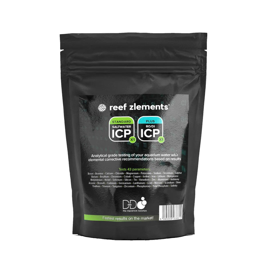 Reef Zlements ICP-OES Aquarium Analysis RO and Saltwater