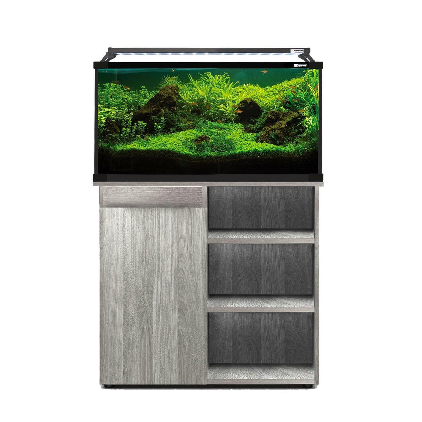 Aqua One Horizon 130 Aquarium and Urban Grey Cabinet - Charterhouse Aquatics