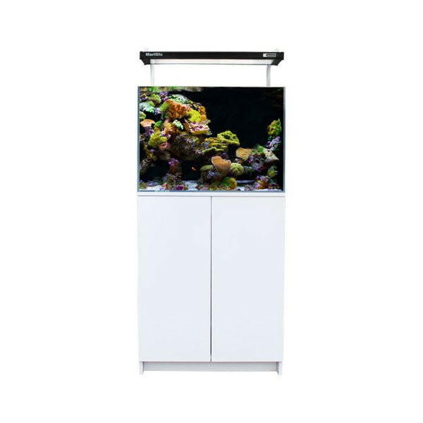 Aqua One MiniReef 120 Aquarium and Cabinet - White - Charterhouse Aquatics
