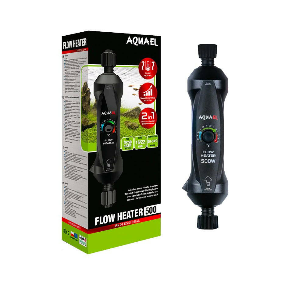 Aquael Flow In-Line Heater 500w - Charterhouse Aquatics