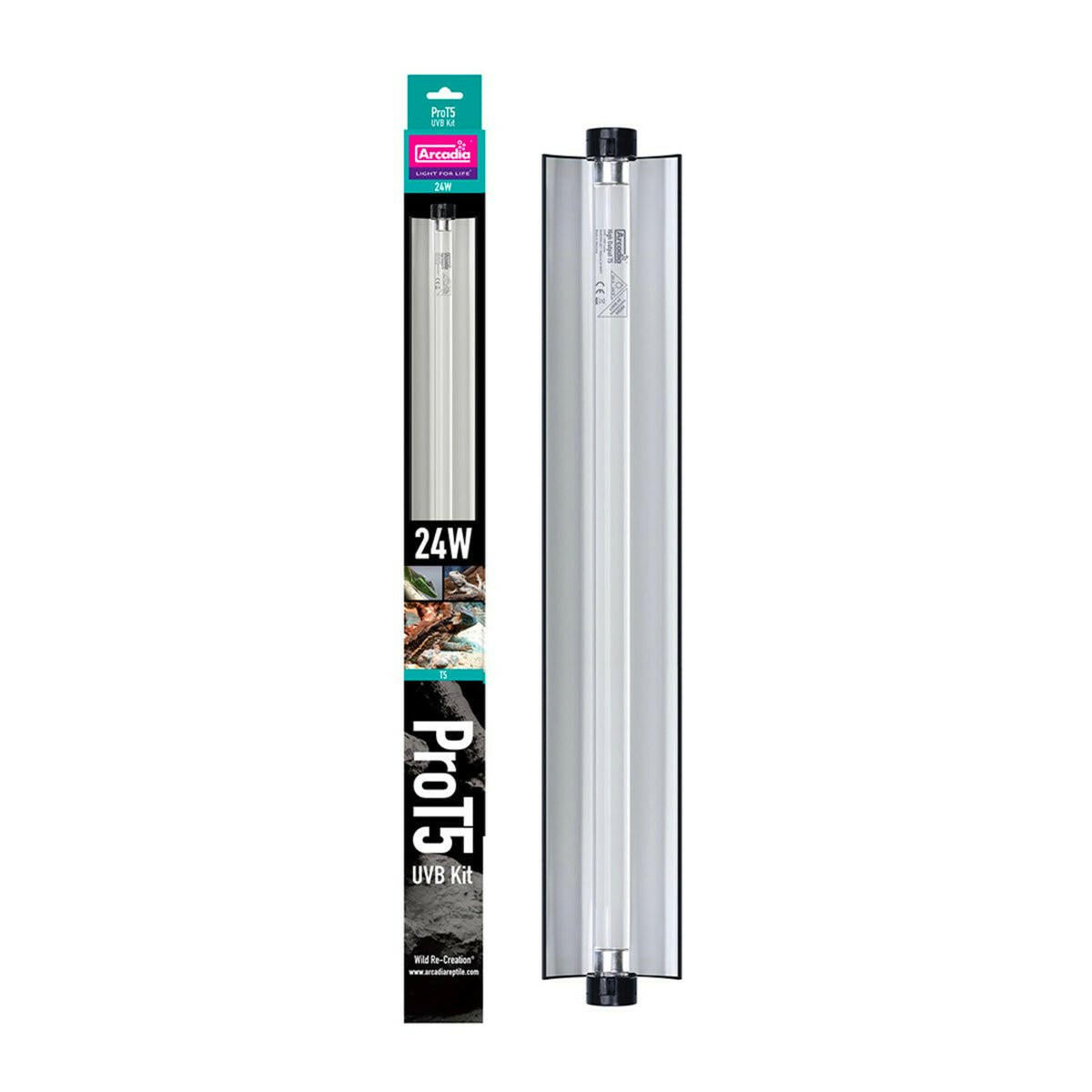 Arcadia ProT5 UVB Kit - Desert 12 Percent - 24w - Charterhouse Aquatics
