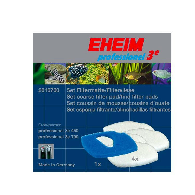 EHEIM Pro 3e/5e 450 - 700 Filter Pad Set - Charterhouse Aquatics