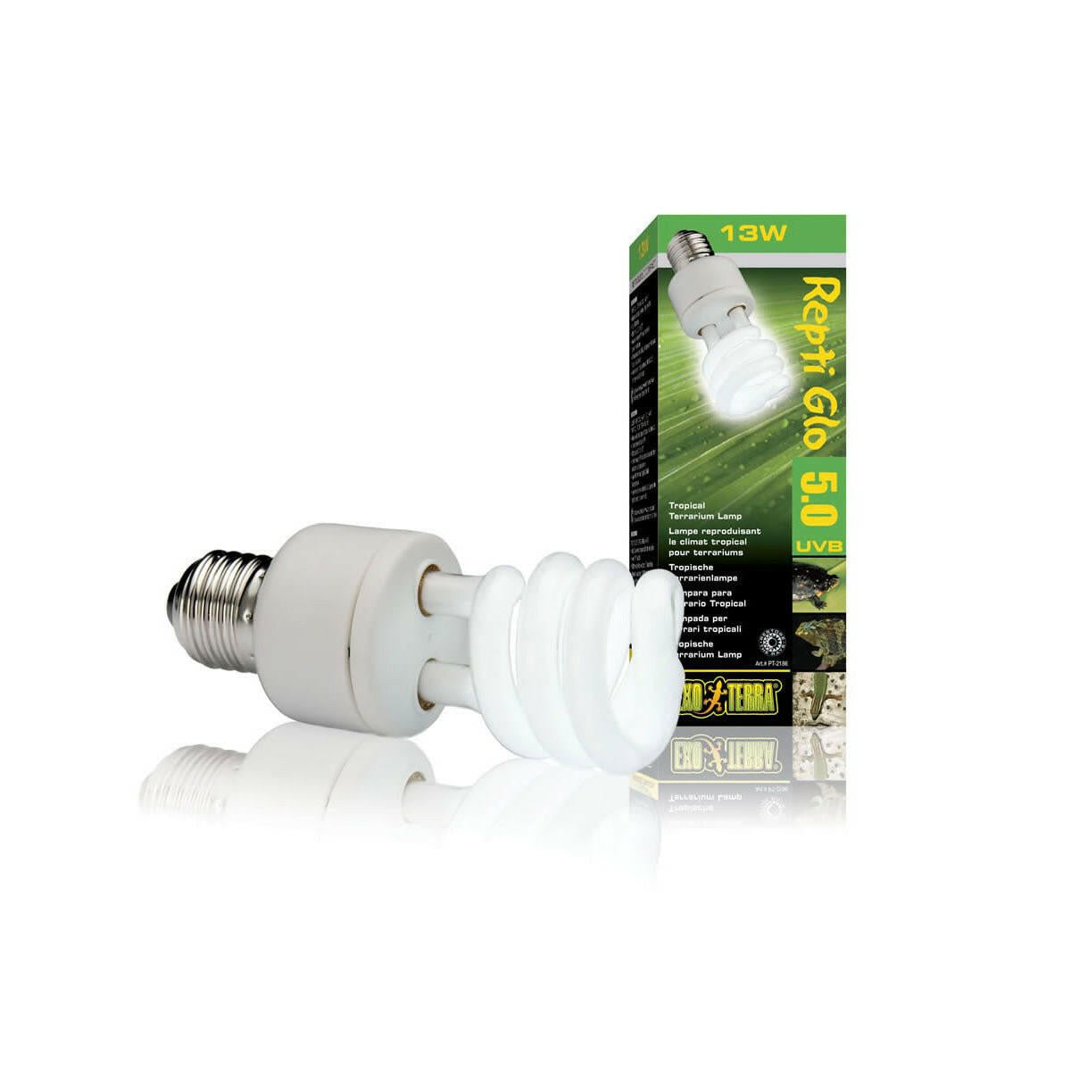 Exo Terra Reptile UVB100 Compact Lamp 13w - Charterhouse Aquatics
