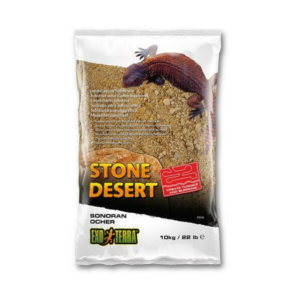 Exo Terra Stone Desert Substrate Ocher 10kg - Charterhouse Aquatics