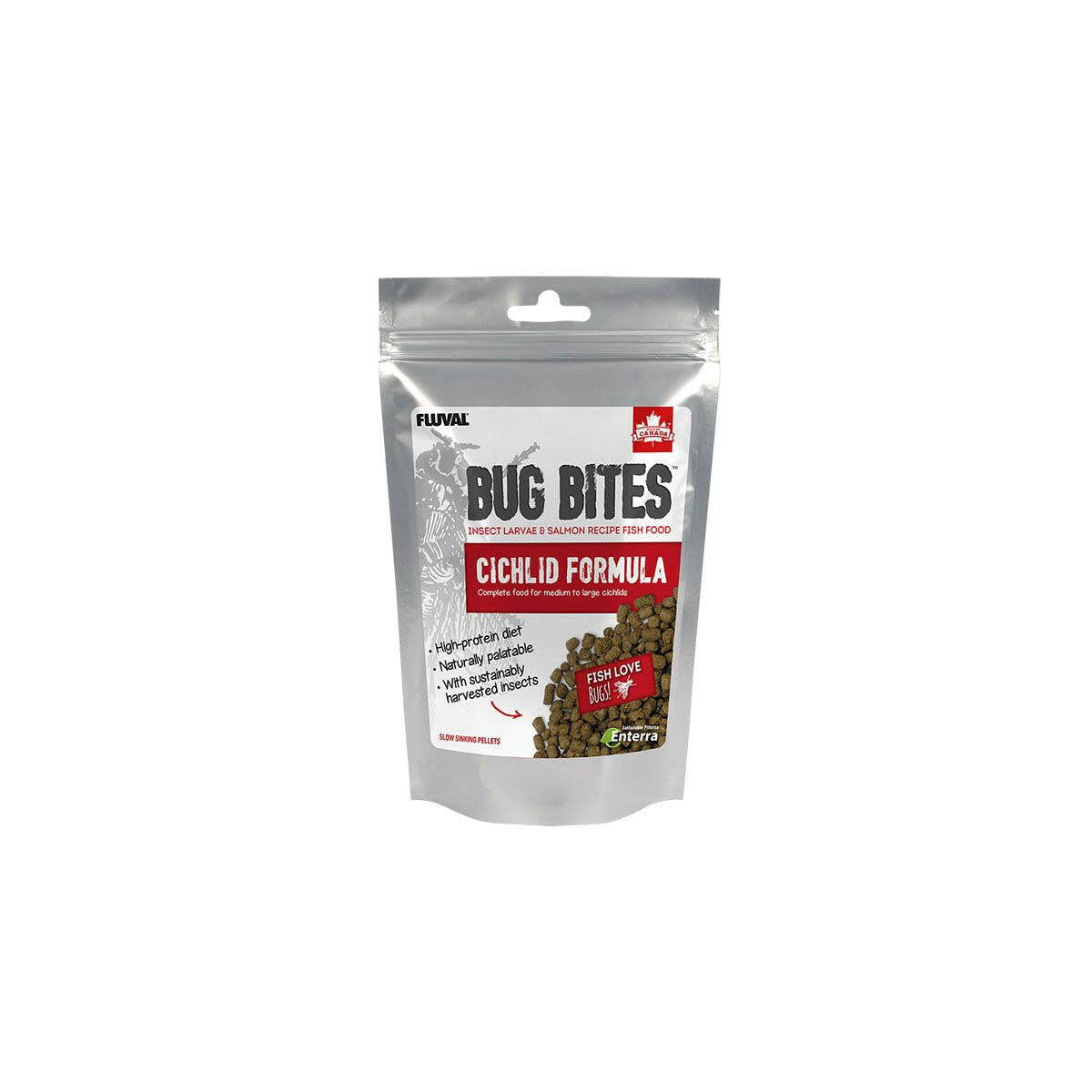 Fluval Bug Bites Cichlid Pellets (Medium/Large) 100g - Charterhouse Aquatics