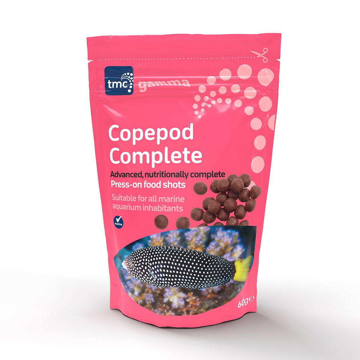 Gamma NutraShots Copepod Complete - 60g - Charterhouse Aquatics