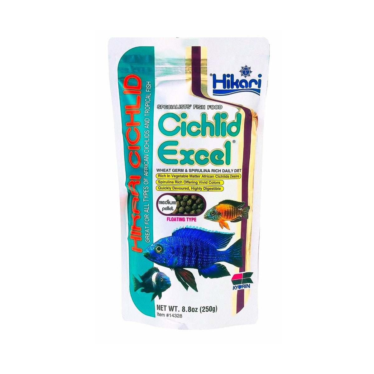 Hikari Cichlid Excel - Medium 250g - Charterhouse Aquatics