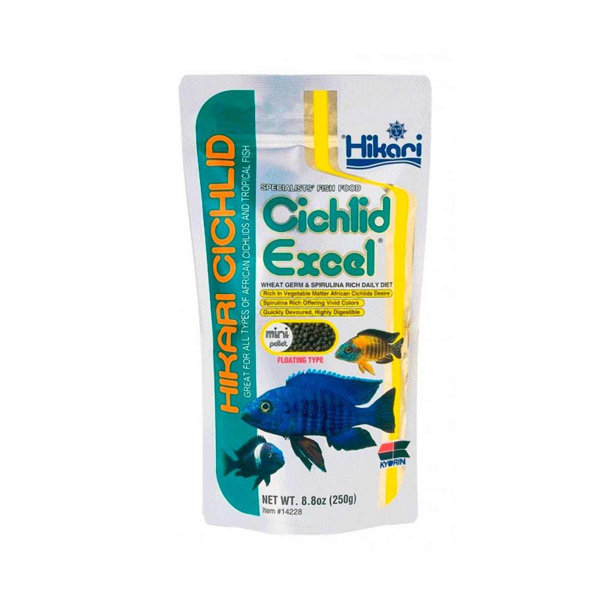 Hikari Cichlid Excel - Mini 250g - Charterhouse Aquatics