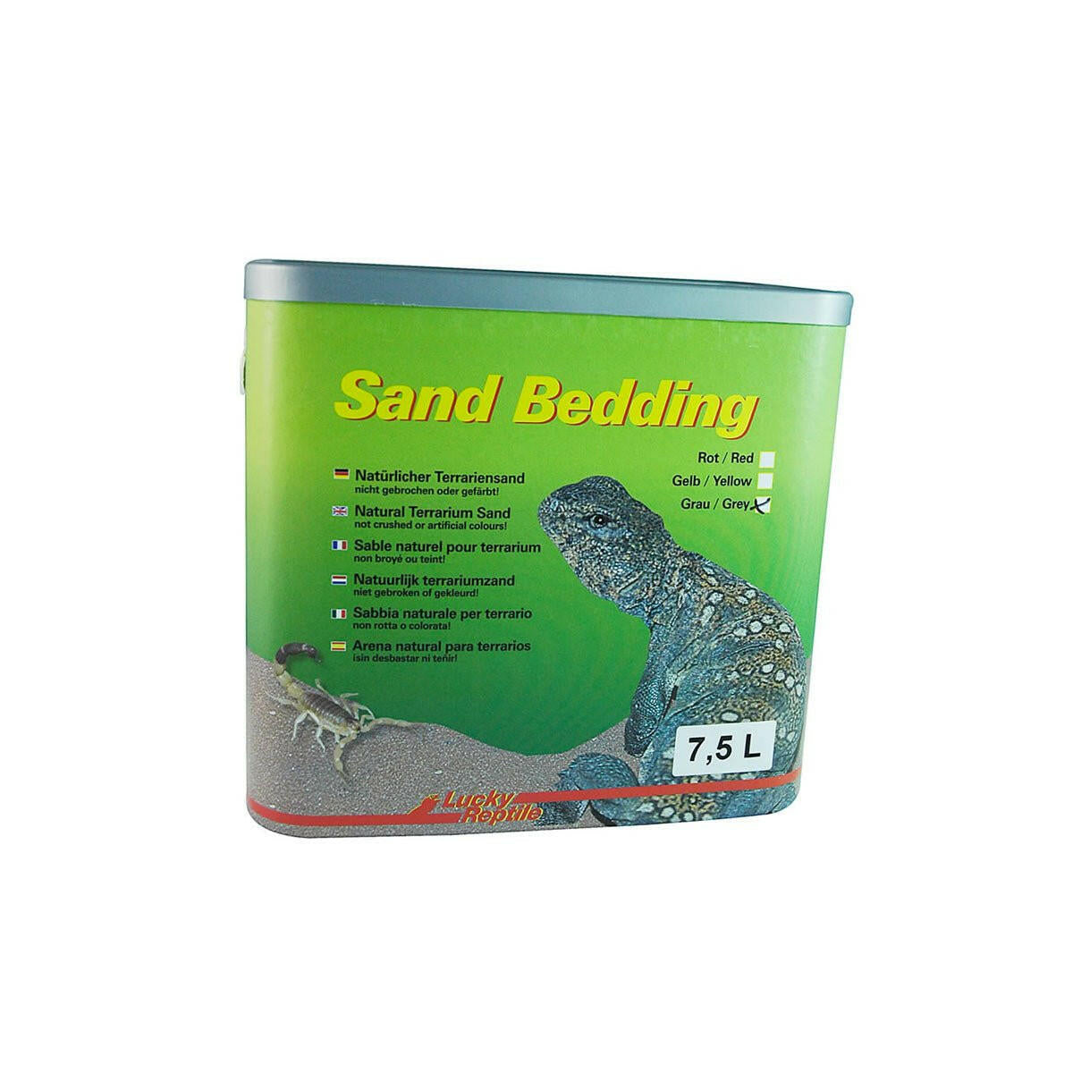 Lucky Reptile Sand Bedding Red 7.5L - Charterhouse Aquatics