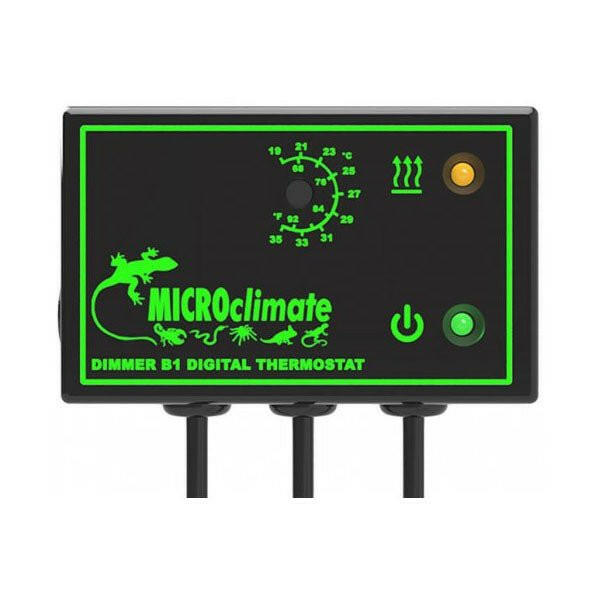 Microclimate Dimmer B1 Thermostat Black 600w Charterhouse Reptiles Charterhouse Aquatics