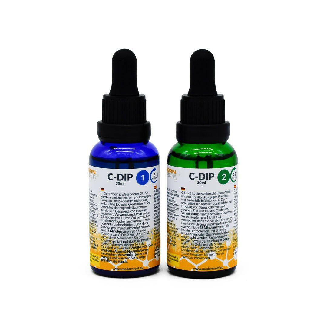 Modern Reef C-Dip 1 and 2 2 x 30ml - Charterhouse Aquatics
