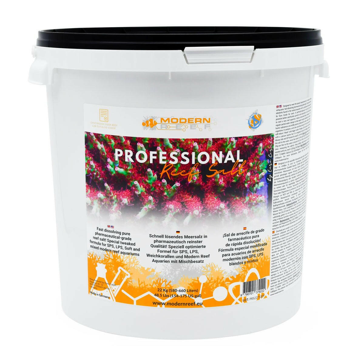 Modern Reef Professional Reef Salt 22KG - Charterhouse Aquatics