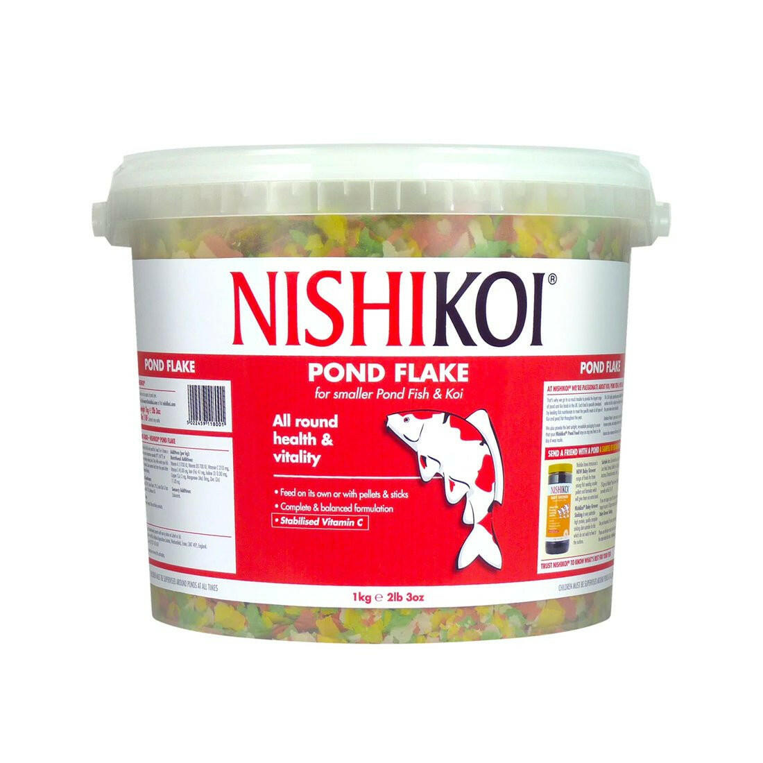 Nishikoi Pond Flake 1000g - Charterhouse Aquatics