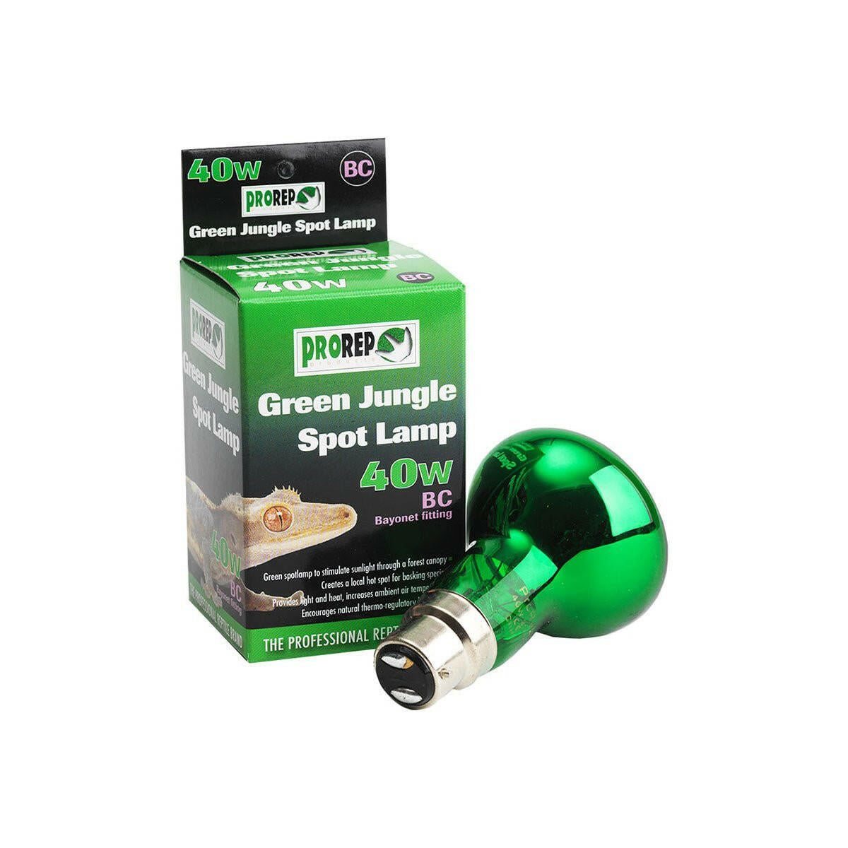 ProRep Green Jungle Spot Bulb 40W BC (Bayonet) - Charterhouse Aquatics