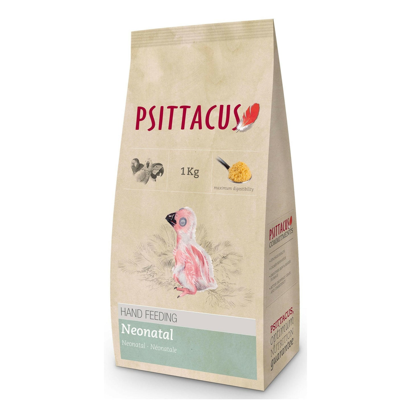 Psittacus Neonatal Hand Feeding 1kg - Charterhouse Aquatics