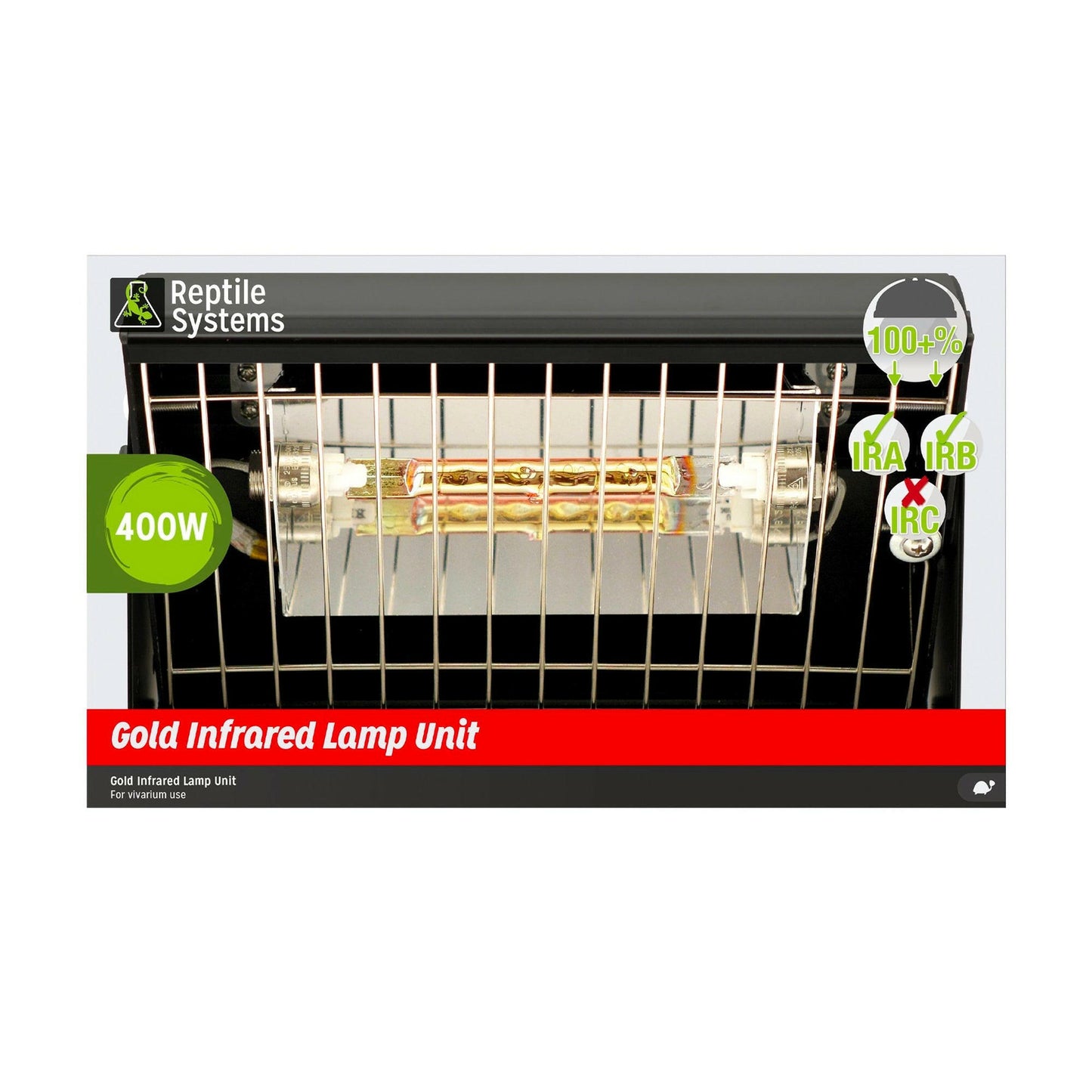 Reptile Systems Gold Infrared Unit (Includes Bulb) 400w - Charterhouse Aquatics