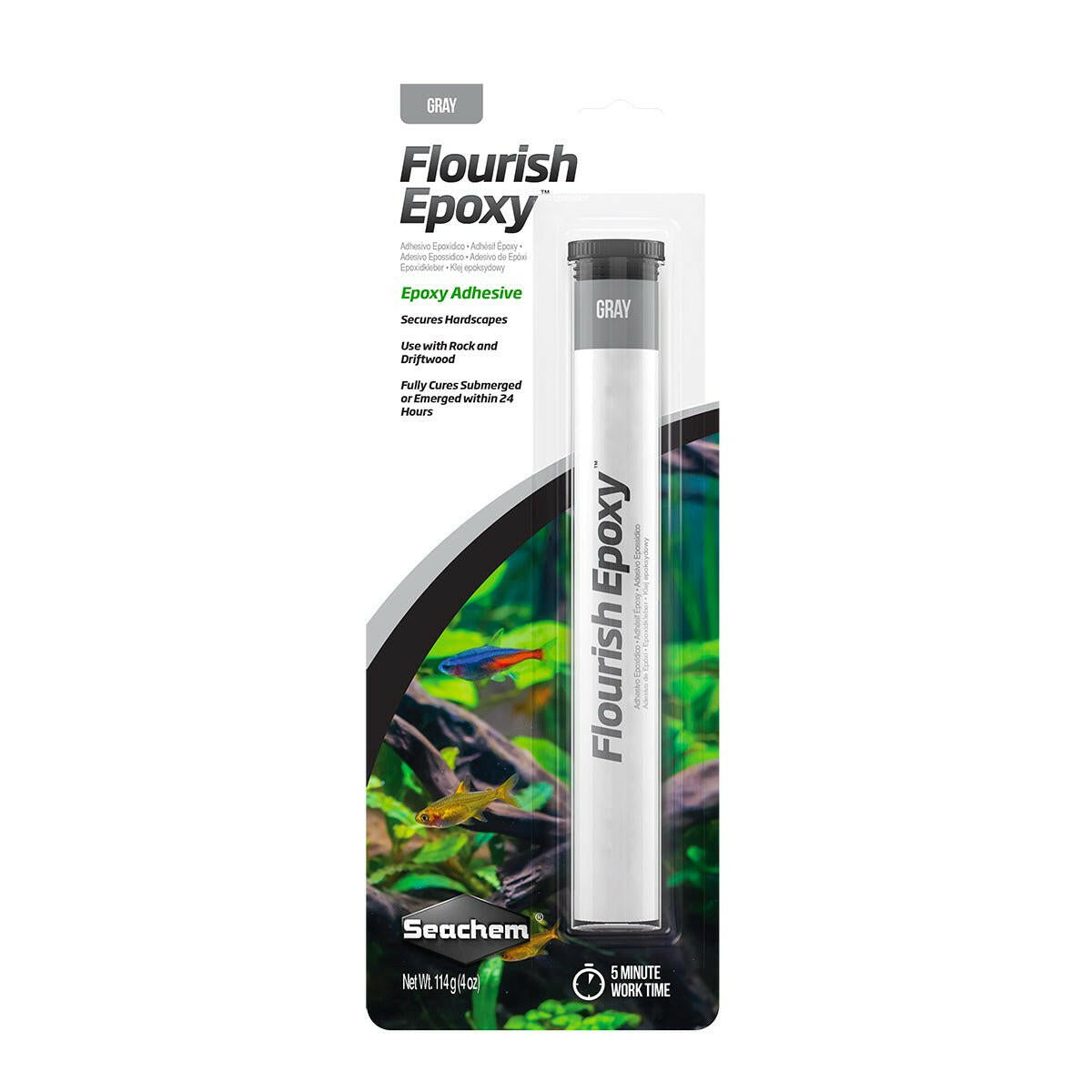 Seachem Flourish Epoxy Grey 114g - Charterhouse Aquatics