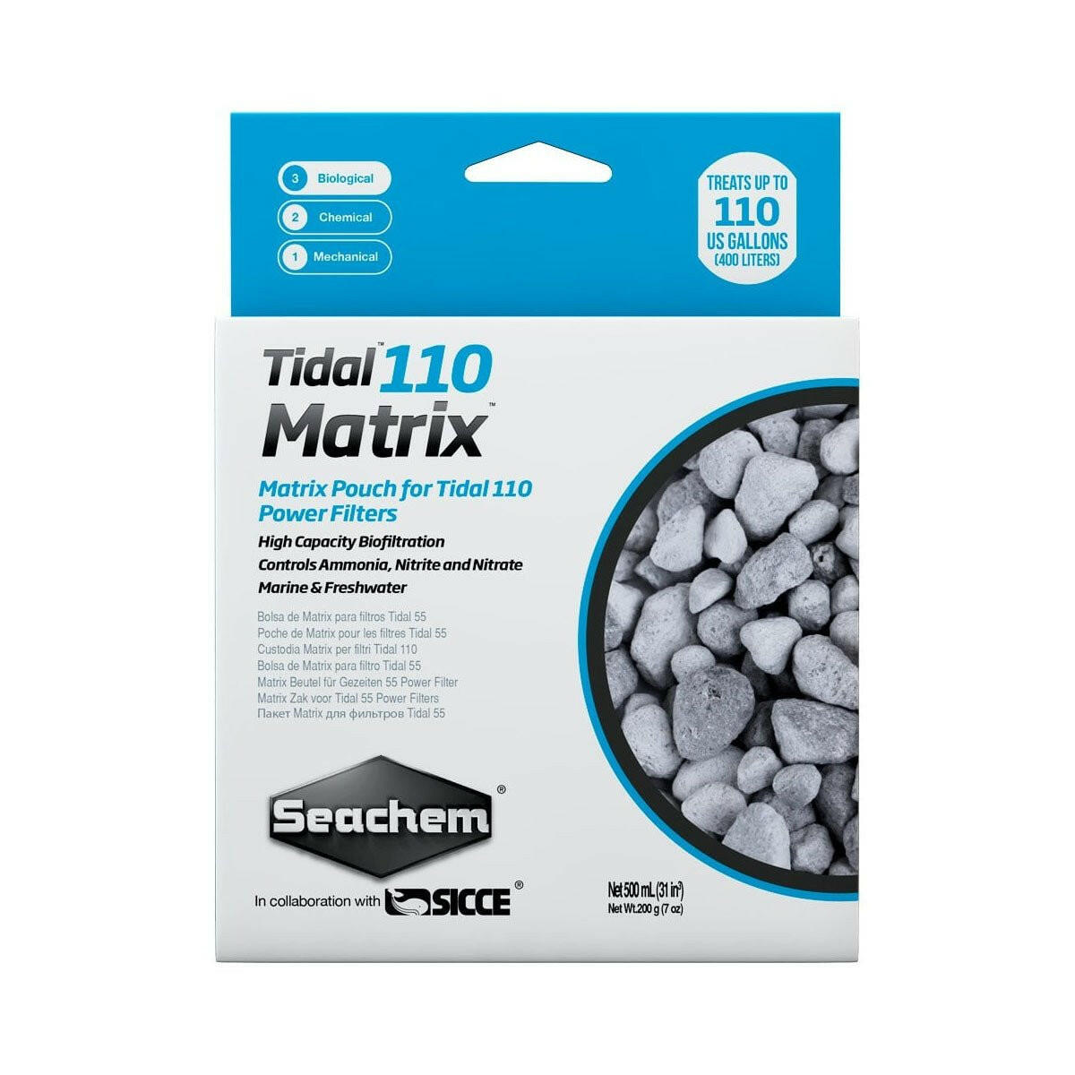 Seachem Tidal 110 Matrix - 500ml - Charterhouse Aquatics