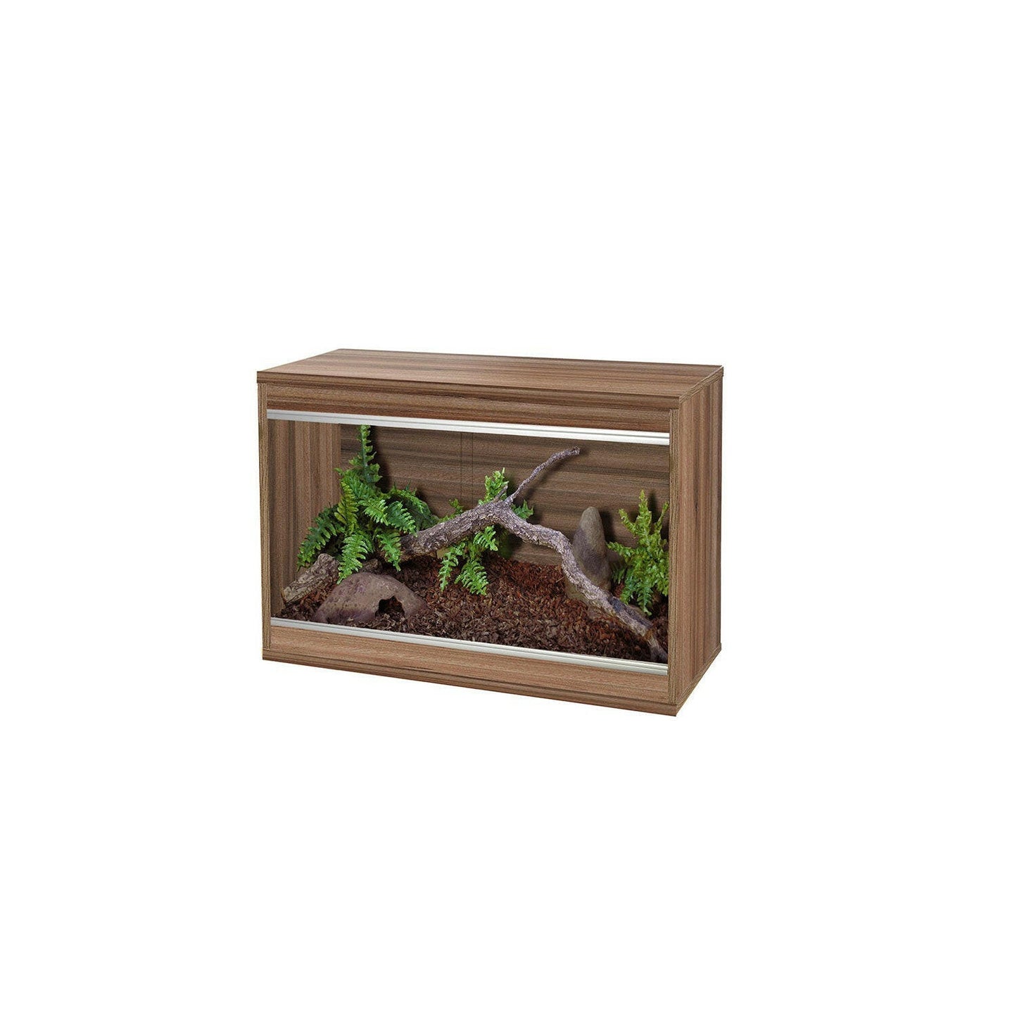 Vivexotic Repti-Home Vivarium - Small Walnut 57.5 x 37.5 x 42cm - Charterhouse Aquatics