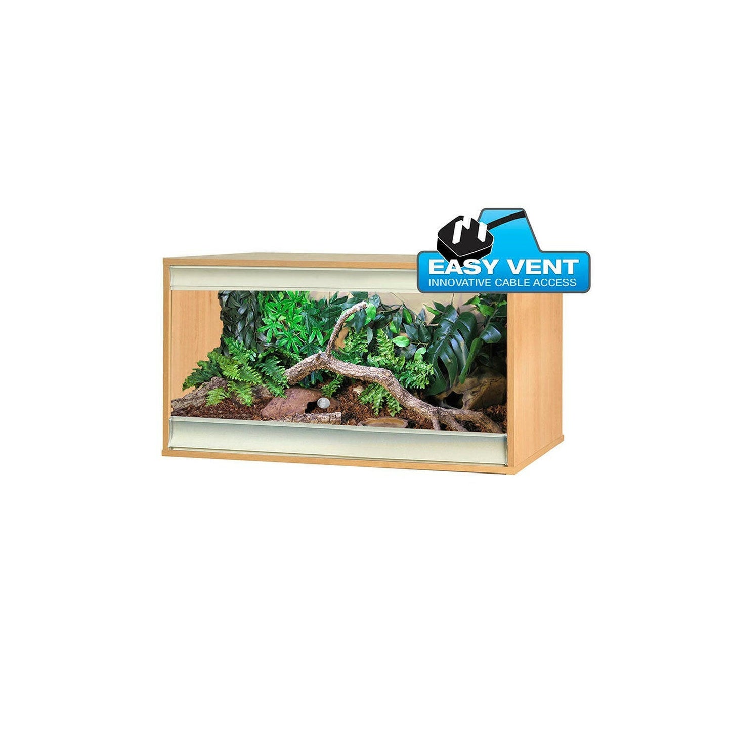 Vivexotic Viva+ Terrestrial Vivarium - Medium Beech 86x49x50cm - Charterhouse Aquatics