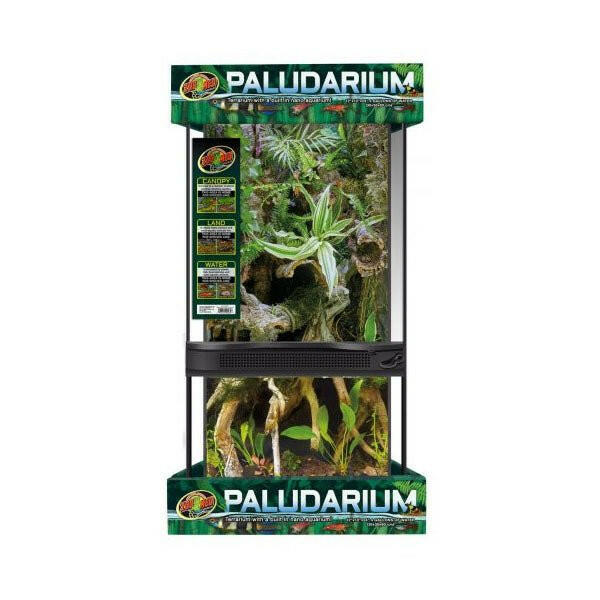 Zoo Med Glass Paludarium 30x30x60cm - Charterhouse Aquatics
