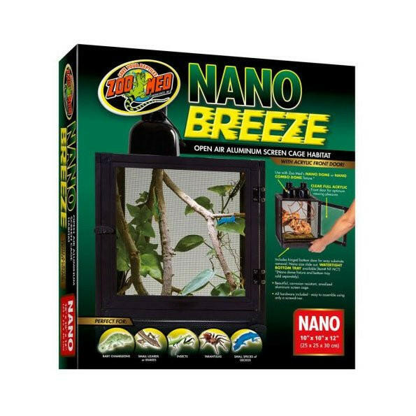 Zoo Med NanoBreeze Screen Cage 25x25x30cm - Charterhouse Aquatics
