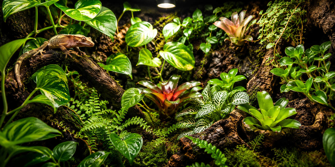 Reptile Live Plants Guide: Choosing and Caring for Live Plants in Reptile Enclosures