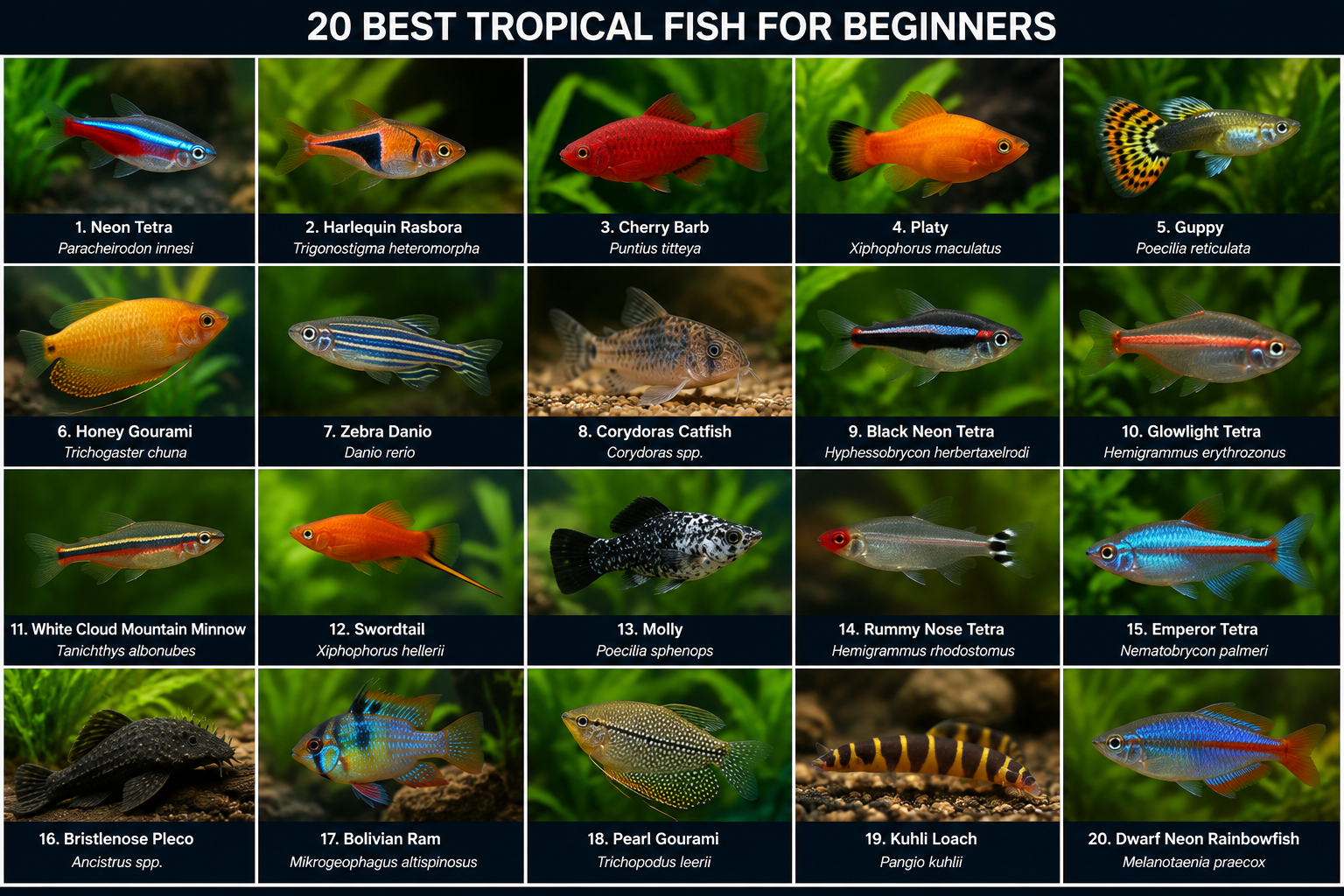 20 Best Tropical Fish for Beginners (With Pictures & Care Tips)