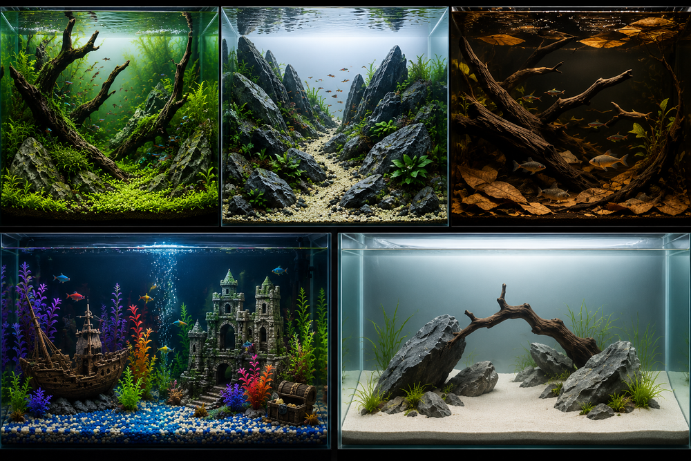 5 Aquascaping Themes to Transform Your Freshwater Aquarium