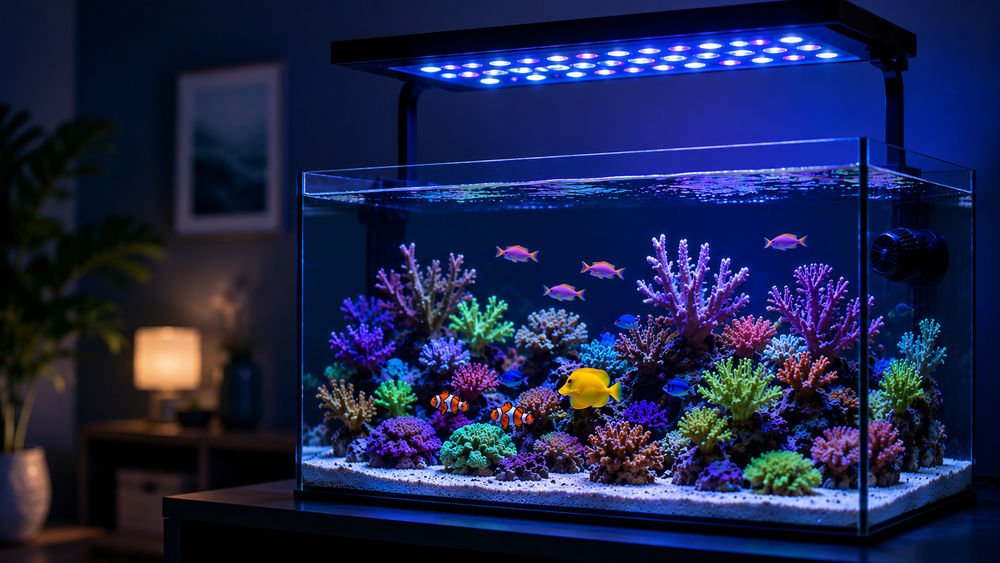 Aquarium Lighting 101: Understanding PAR, Spectrum & Photoperiod