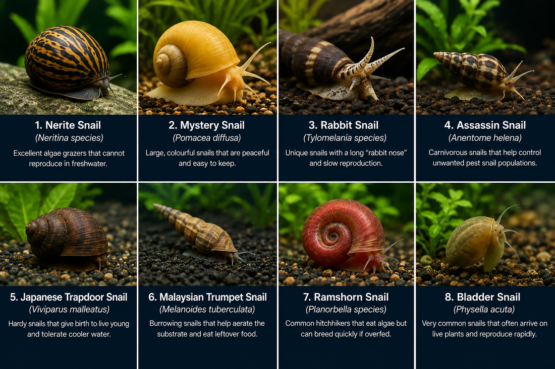 Aquarium Snails Explained: The Best Snails for Every Aquarium