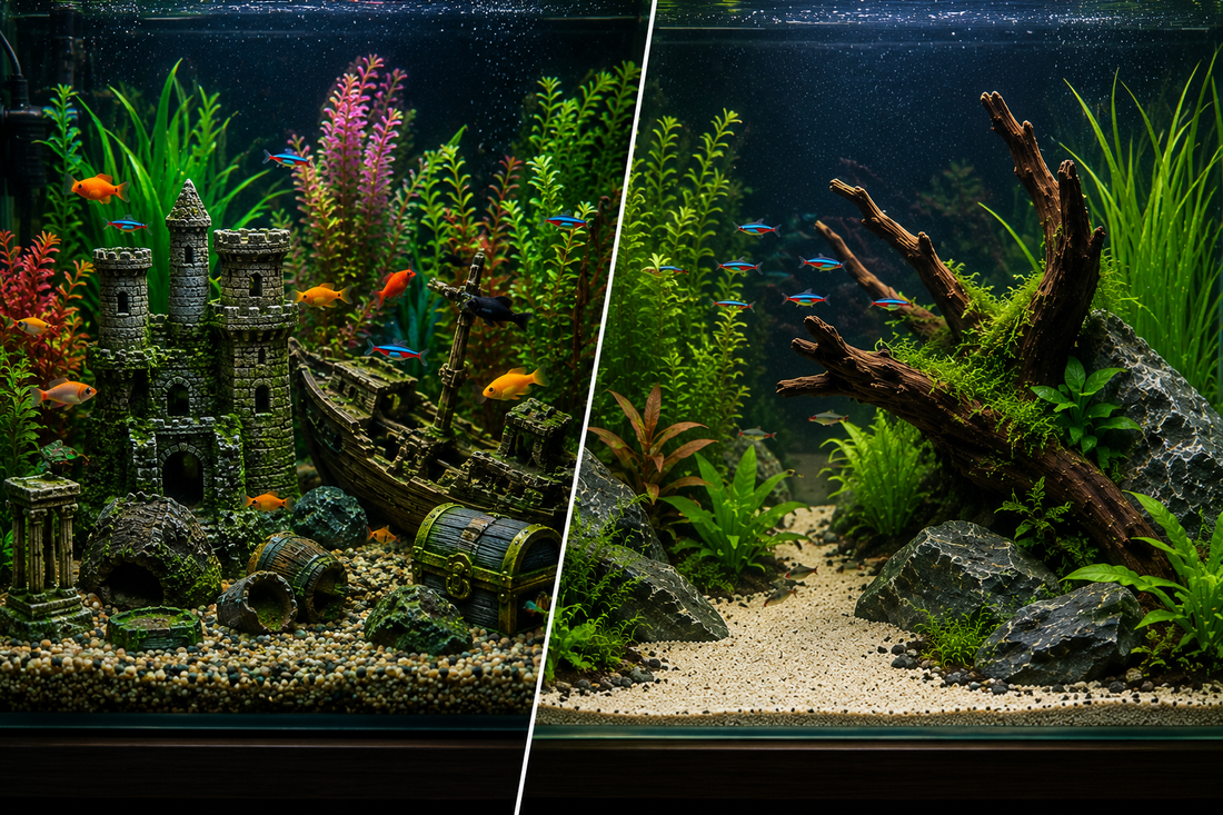 fish tank accessories amazon uk Small 7 Litre Nano - 6 Colours QUOZUO Fish Tank Accessories -