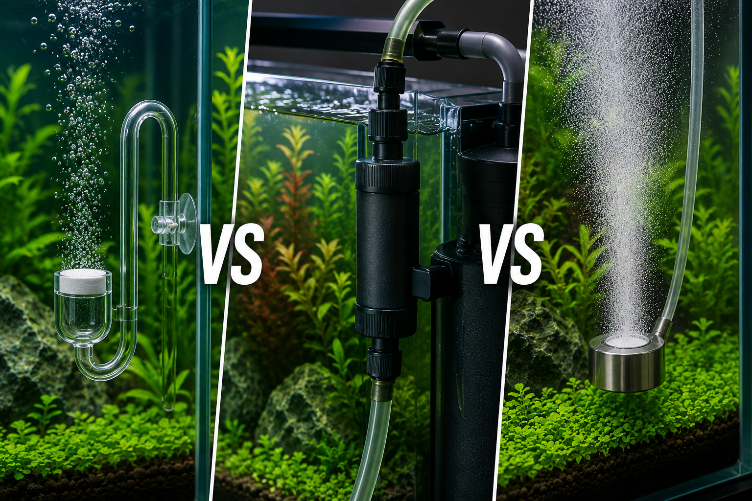 Choosing the Right CO₂ Diffuser: Glass, Inline, or Atomizer?
