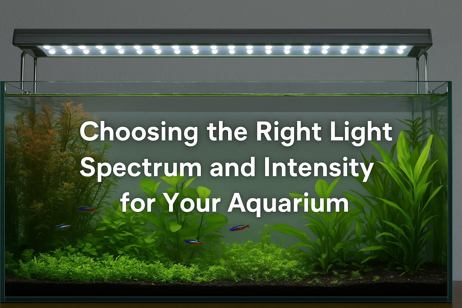 Choosing the Right Light Spectrum and Intensity for Your Aquarium