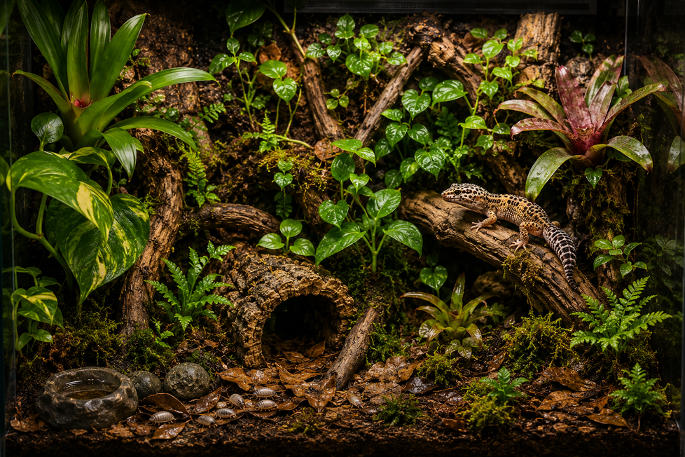 Creating a Bioactive Reptile Enclosure Inside Your Housing