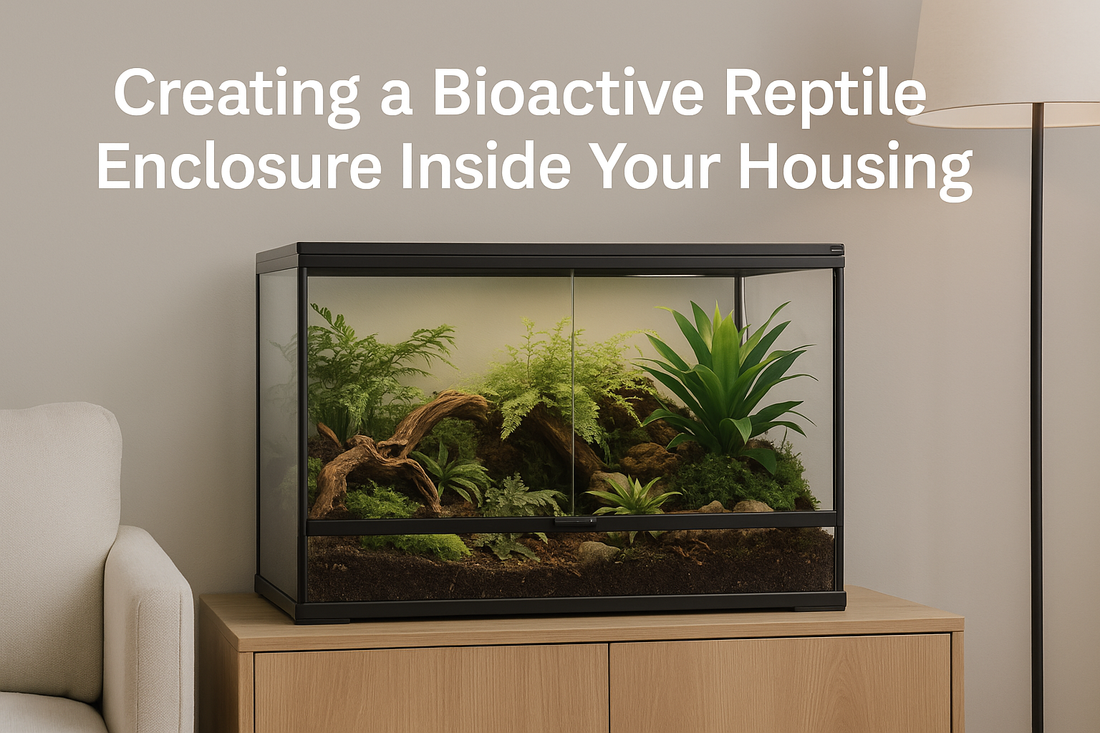 Creating a Bioactive Reptile Enclosure Inside Your Housing