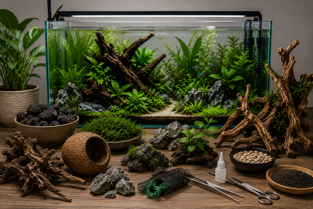 diy fish tank accessories Tfwadmx Decaying Trunk Aquarium Ornament, Betta Hideout Caves DIY Aquarium Decorations | Fishkeeping