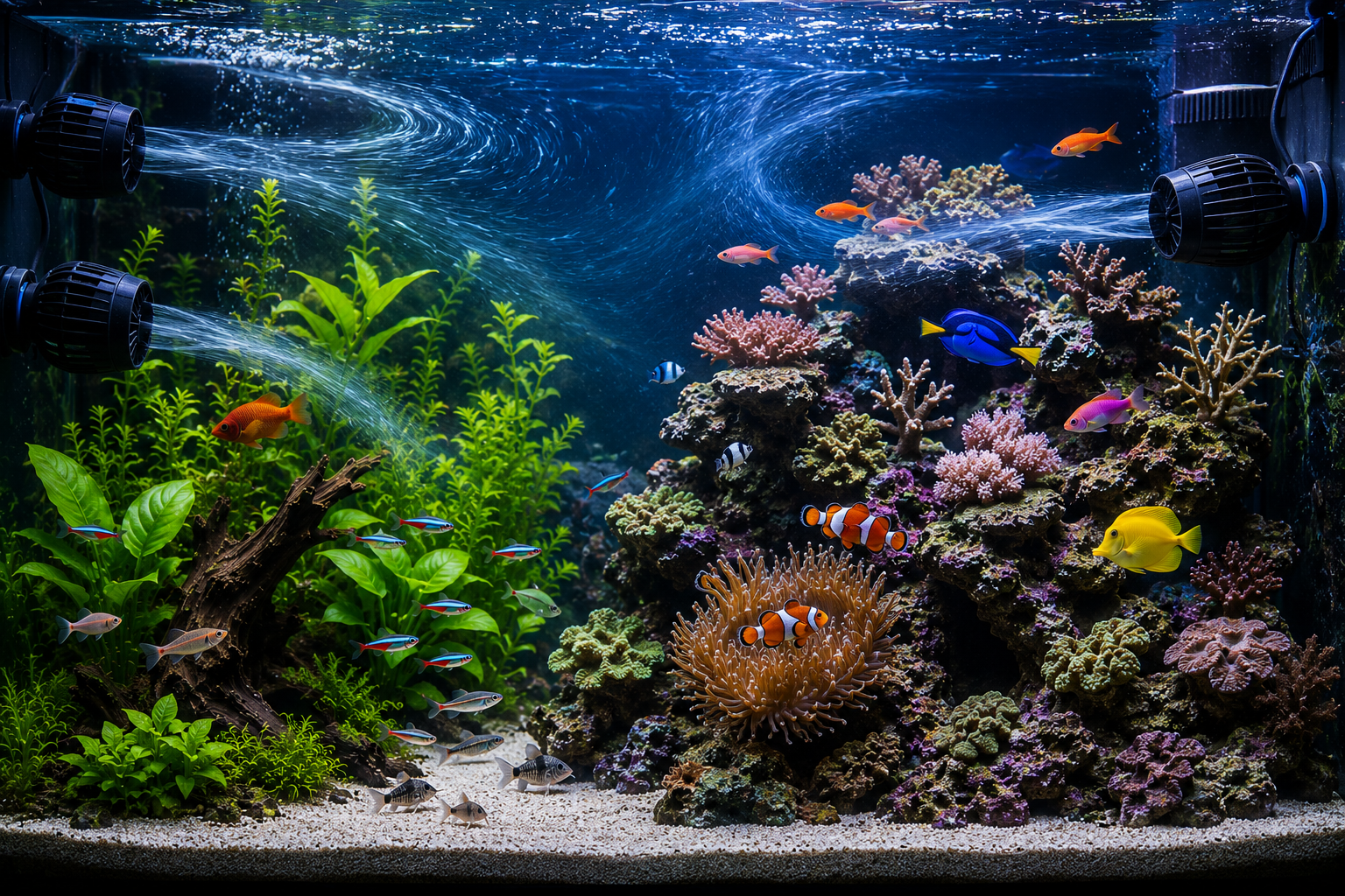 Flow & Circulation Strategies for Marine & Freshwater Aquariums