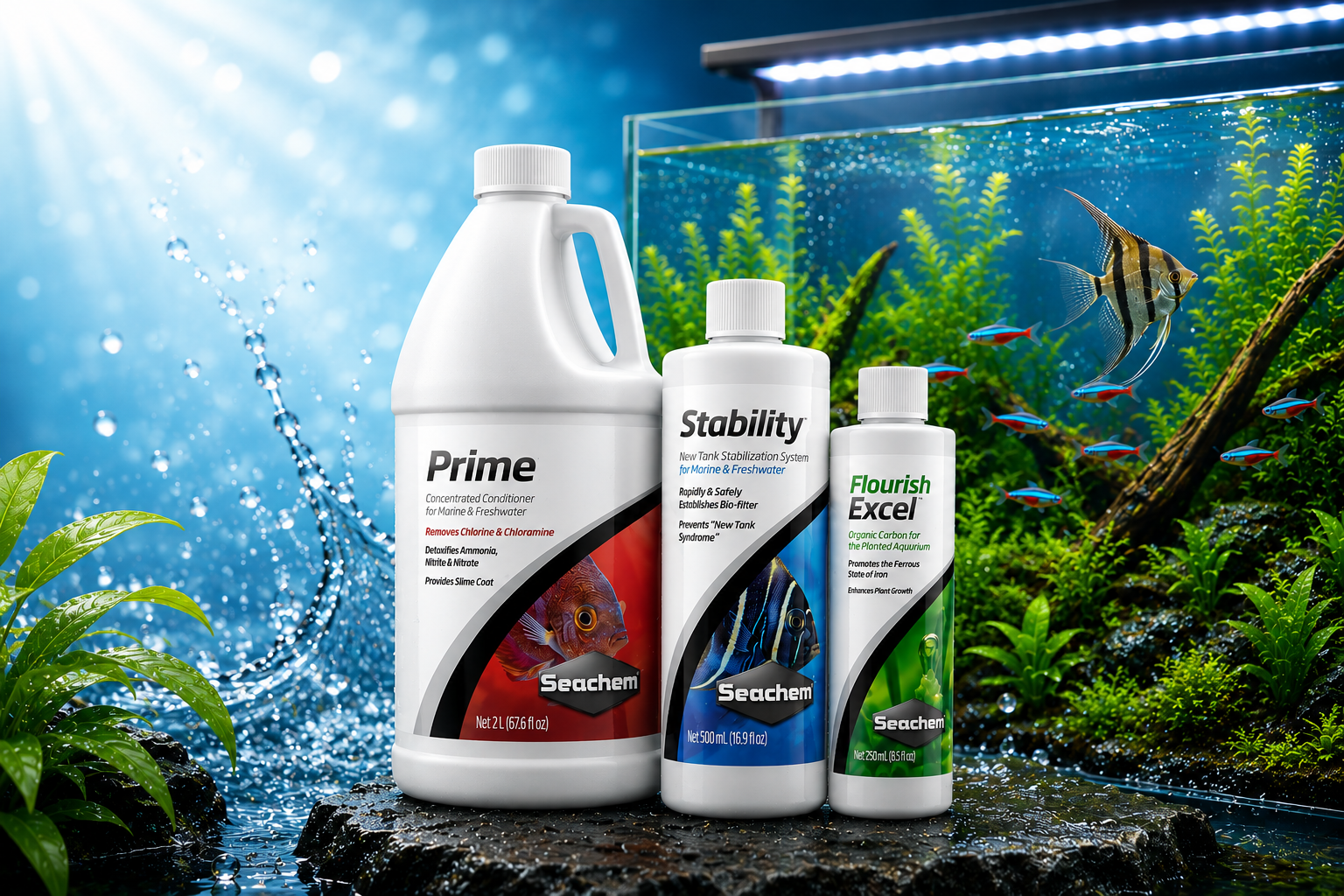 Freshwater Aquarium Conditioning Explained: A Complete Guide to Water Conditioners, Beneficial Bacteria, Dechlorinators and Water Preparation