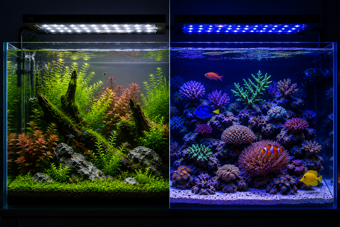 Freshwater vs Marine: Which Lighting Setup Do You Need?