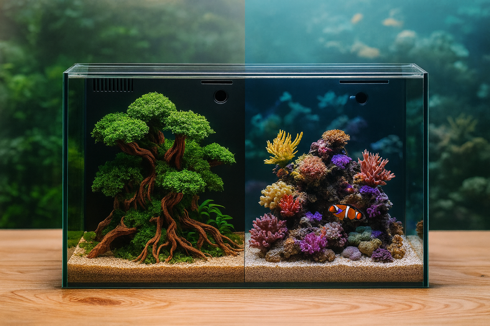 Freshwater vs Saltwater: Choosing the Right UNS Dual AIO Setup