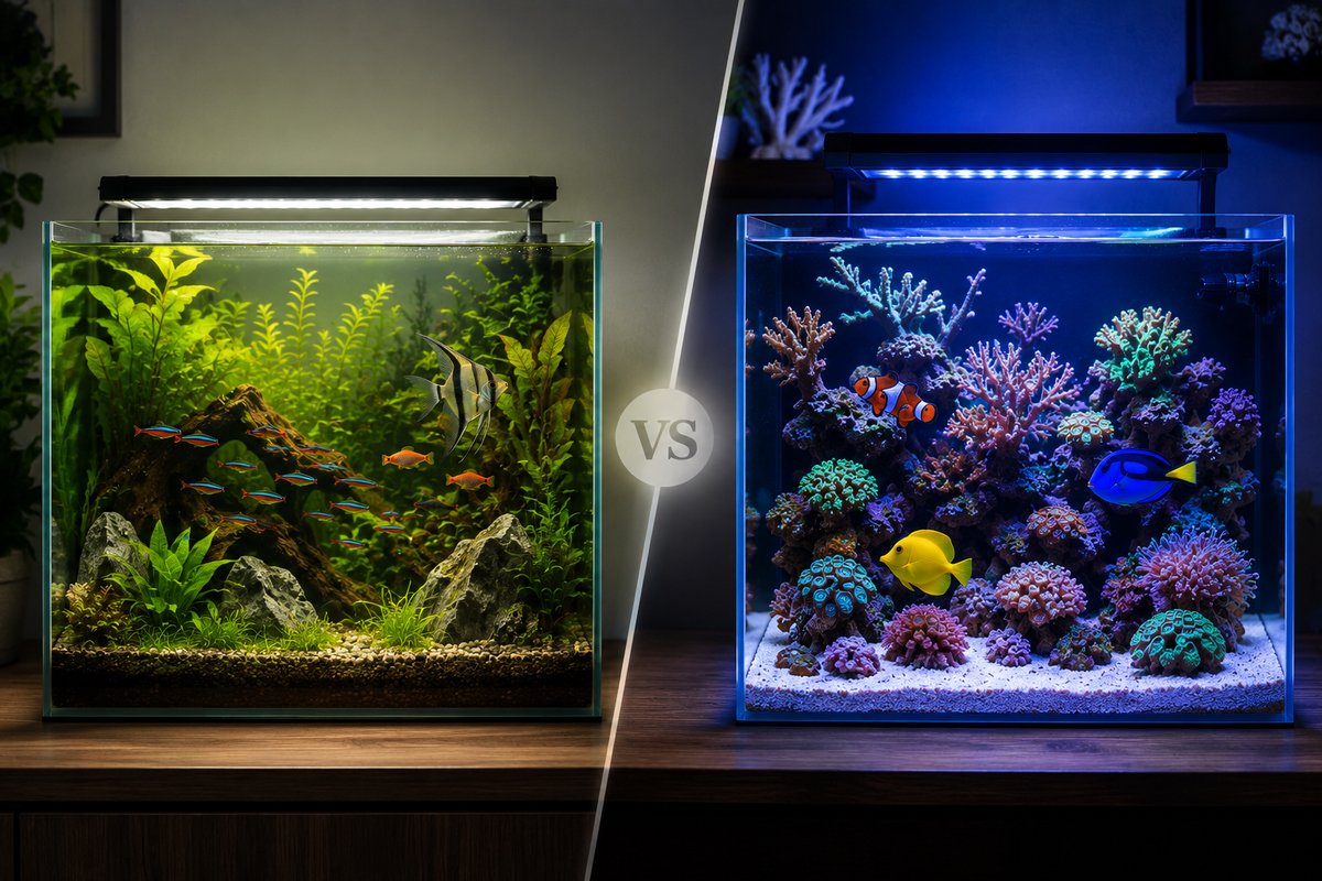Freshwater vs Saltwater Aquariums: Which Should You Choose?