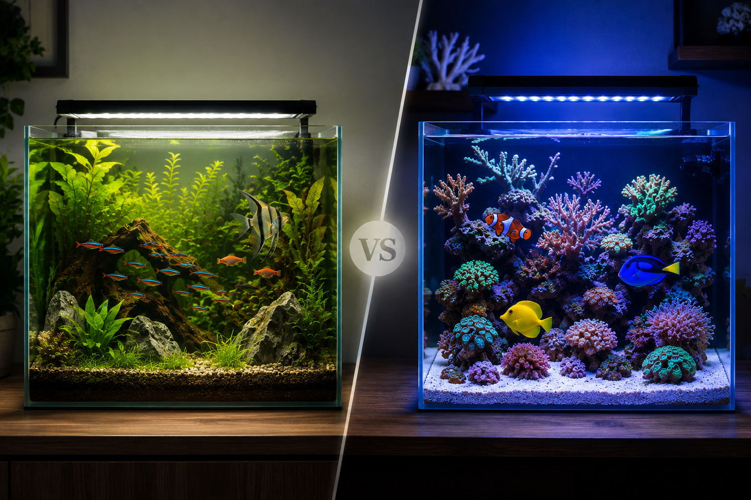 Freshwater vs Saltwater Aquariums: Which Should You Choose?