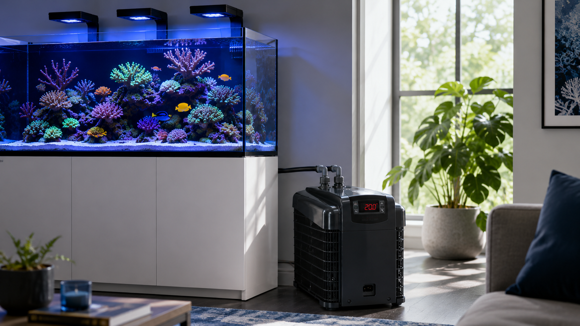 How to Choose the Right Aquarium Chiller or Fan for Your Tank Size and Setup