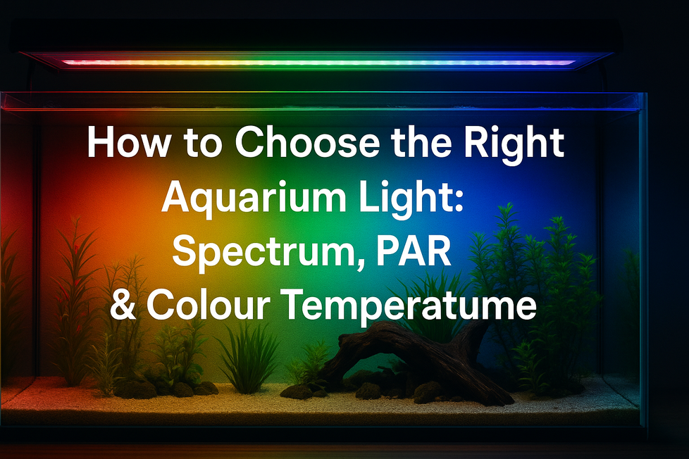 How to Choose the Right Aquarium Light: Spectrum, PAR & Colour Temperature