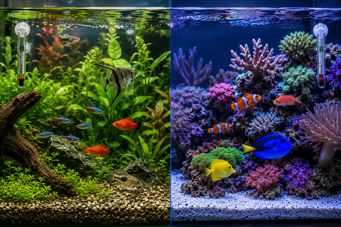 Ideal Temperature Ranges for Freshwater & Marine Species