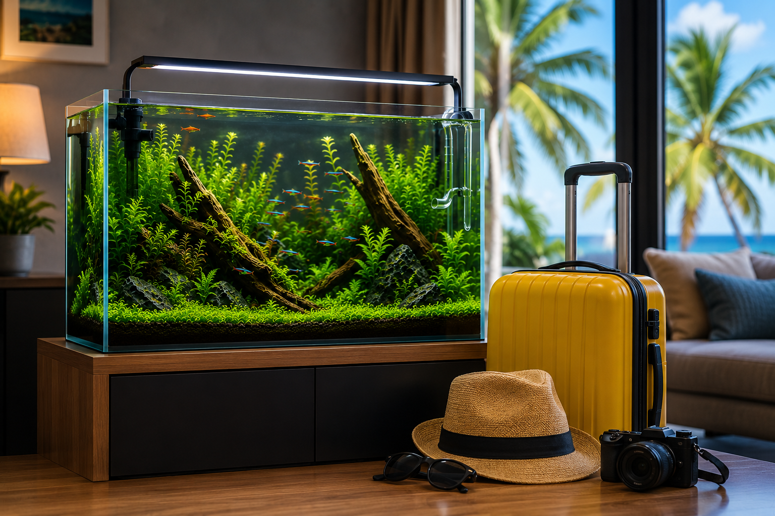 Keeping Your Aquarium Happy While You’re on Holiday