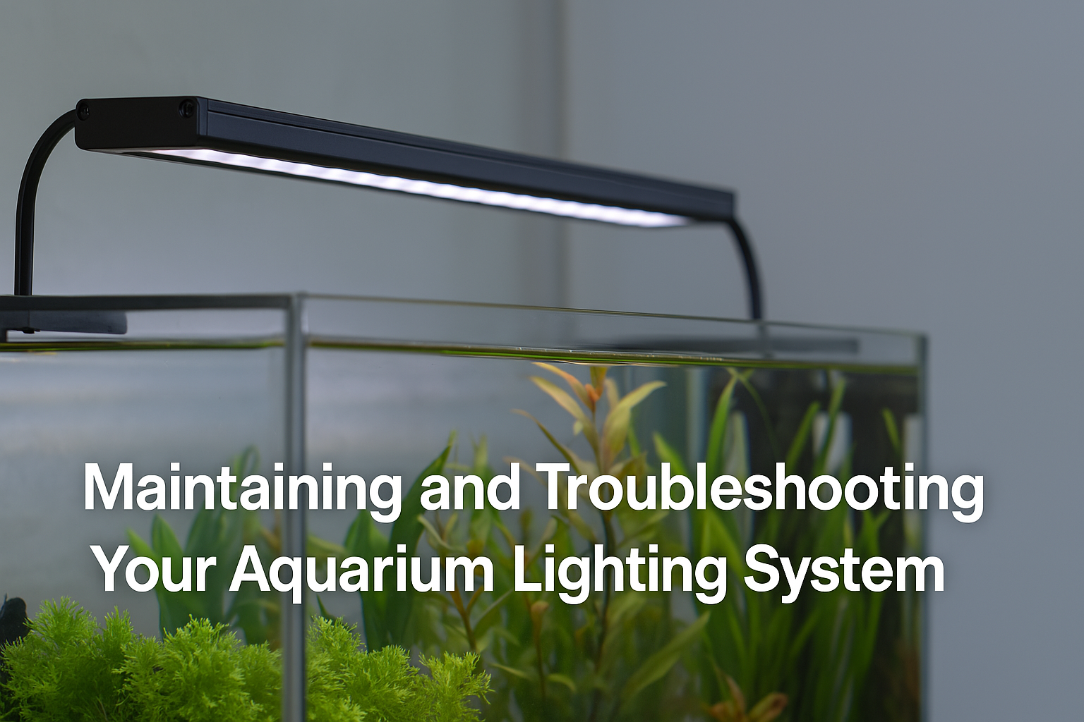 Maintaining and Troubleshooting Your Aquarium Lighting System